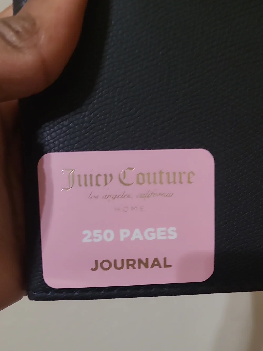 Juicy Couture Black Faux Leather 